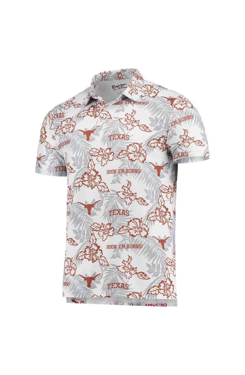 Reyn Spooner Men's Reyn Spooner White Texas Longhorns Performance Polo, Alternate, color, 