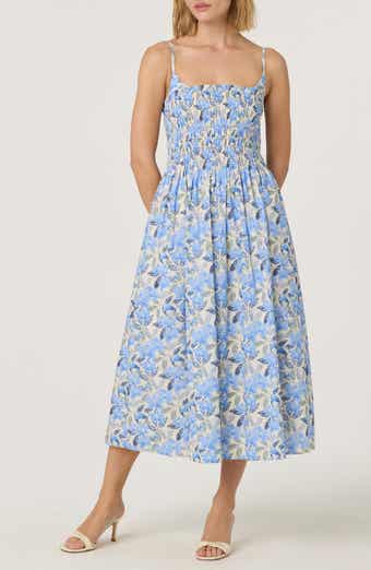 ASTR the Label Floral Print A-Line Dress