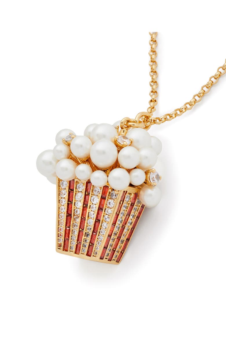 Kate Spade New York popcorn pendant necklace, Alternate, color, 