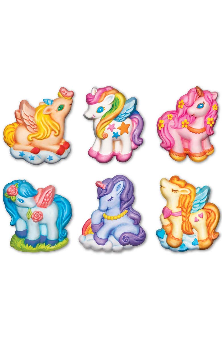 4M Mold and Paint Unicorns Craft Kit, Alternate, color, Multicolored