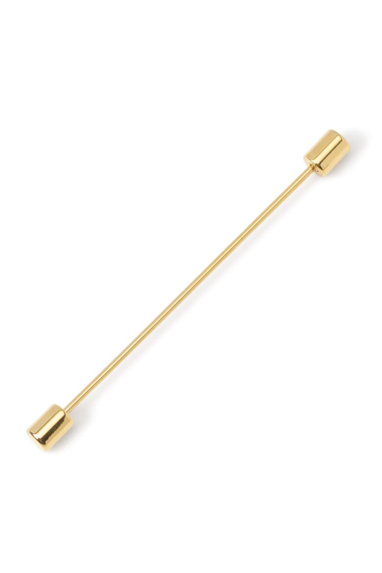 Goldtone Stainless Steel Collarbar, Main, color, GOLD