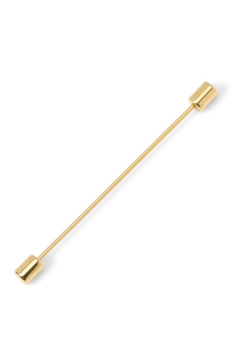 Cufflinks, Inc. Goldtone Stainless Steel Collarbar, Main, color, Gold
