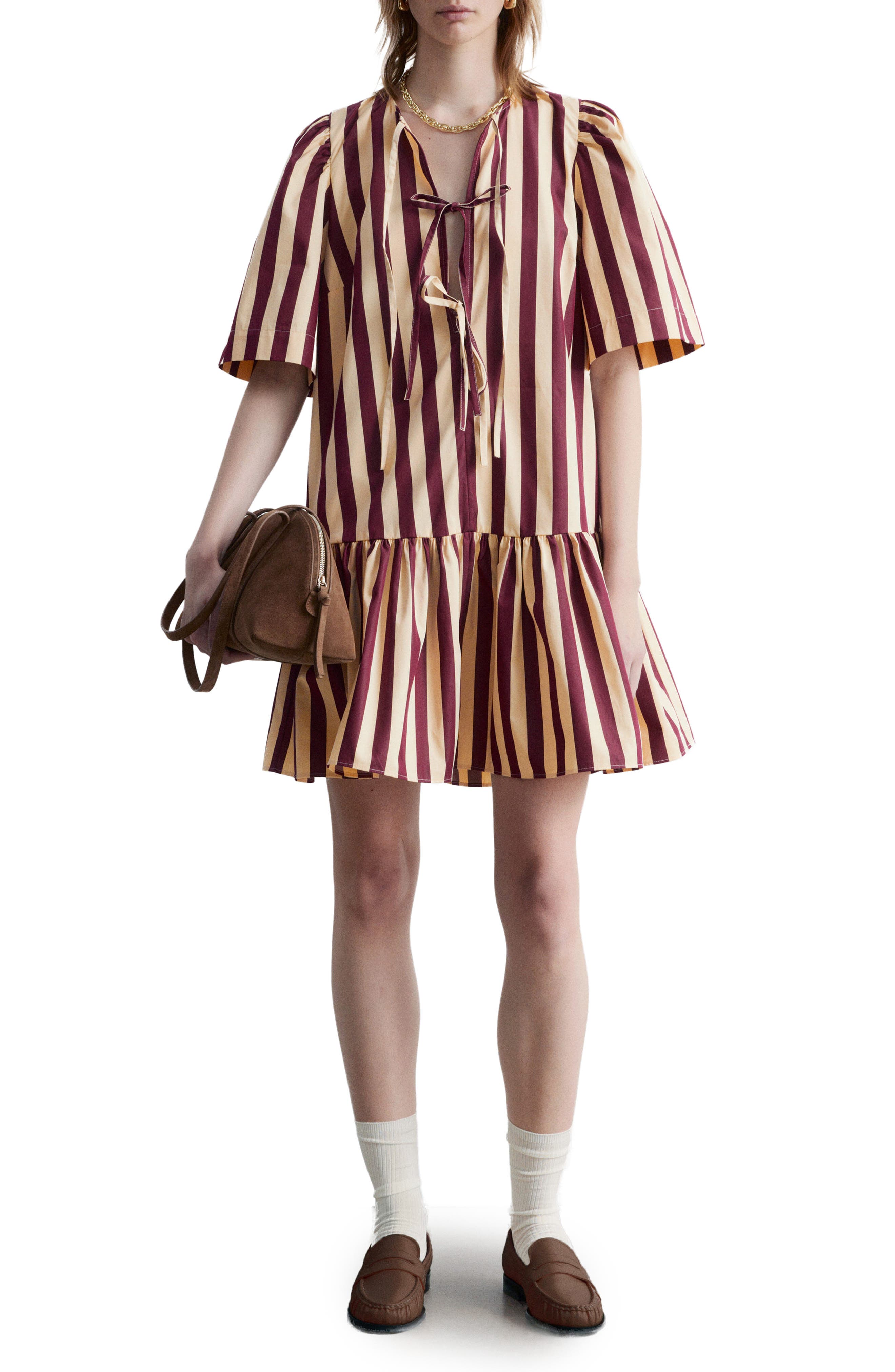 & Other Stories Stripe Cotton Dress