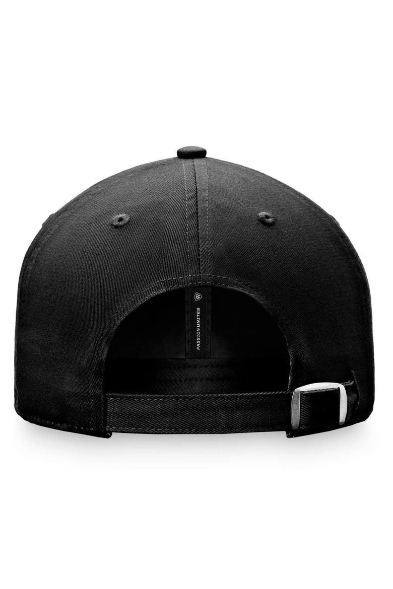 Men's Top of the World Black Iowa Hawkeyes Slice Adjustable Hat, Main, color, Red