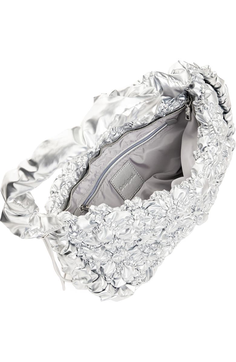 Desigual Flossy Quilted Satin Shoulder Bag, Alternate, color,