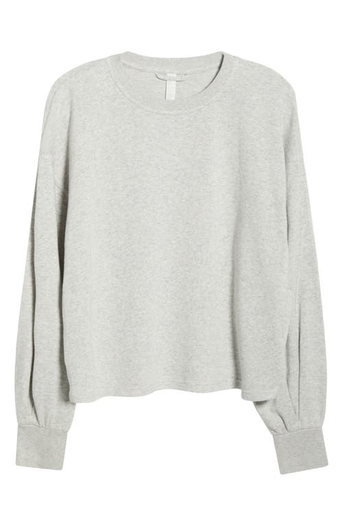 Zella Go Easy Crewneck Sweatshirt In Gray