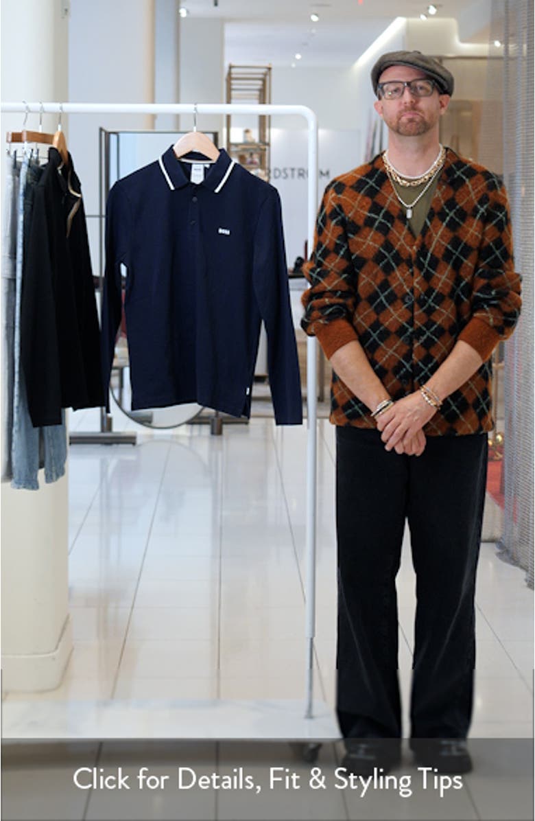 Kids' Long Sleeve Tipped Cotton Polo, sales video thumbnail