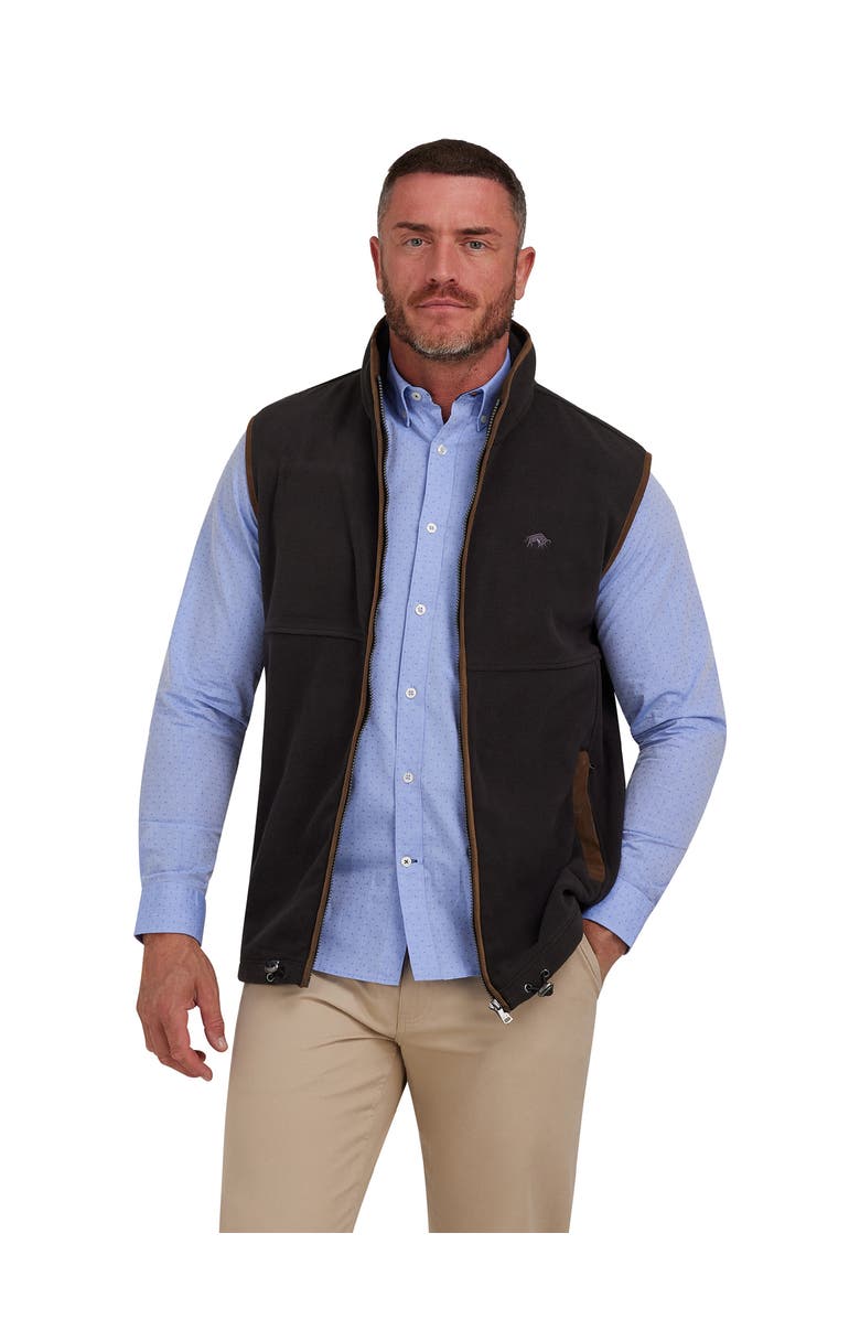 Raging Bull Fleece Gilet, Main, color, Slate