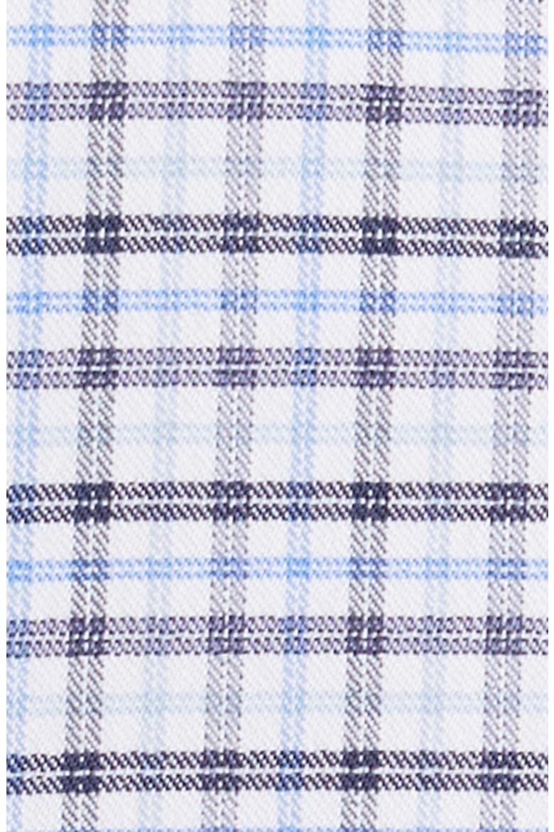 Leavenworth Check Performance Twill Button-Down Shirt, Alternate, color, EVENING TIDE