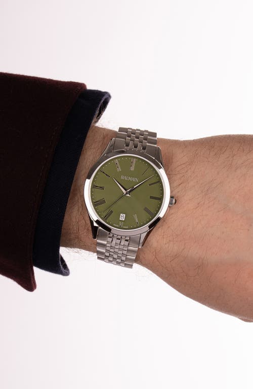 Balmain Classic R Khaki Bracelet Watch, 41mm