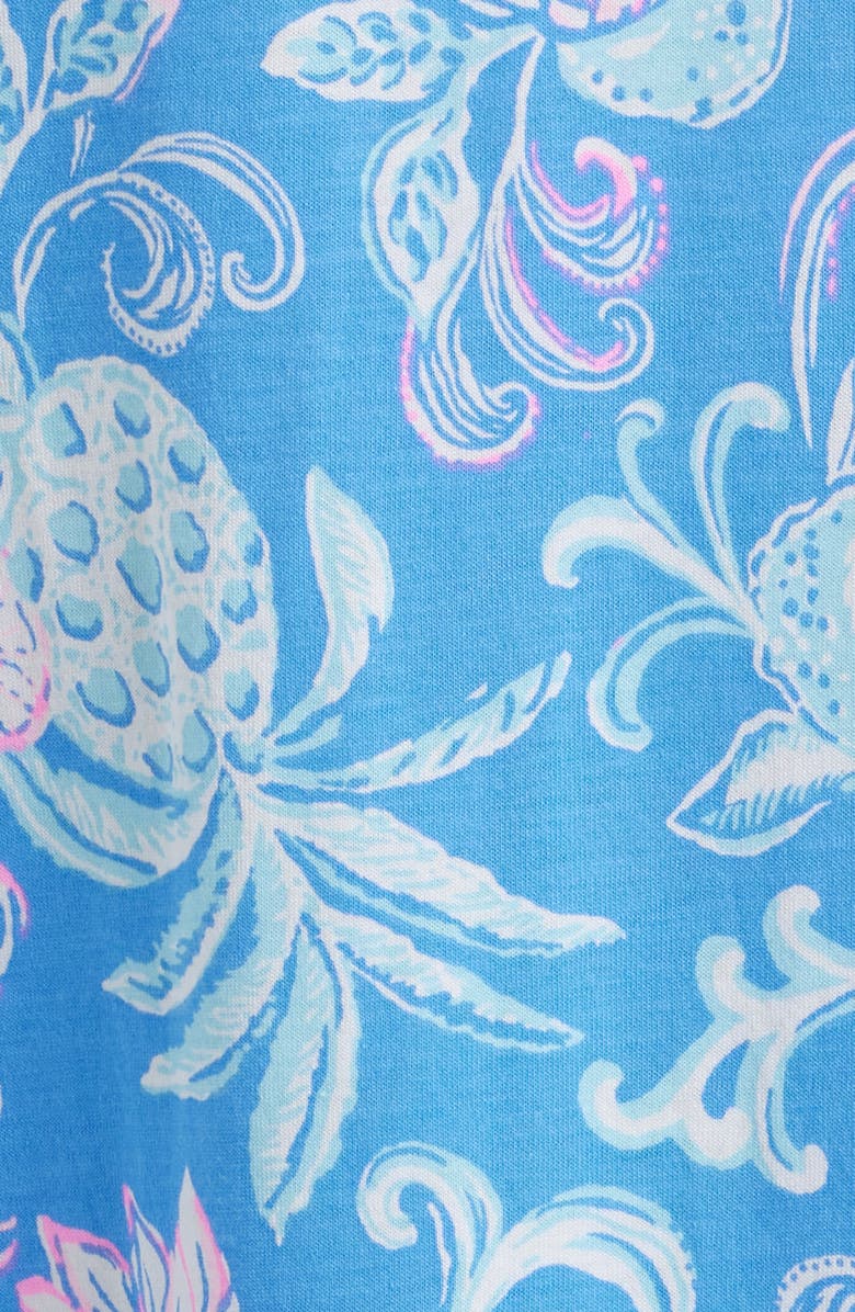 Lilly Pulitzer<sup>®</sup> Kyleigh Print Maxi Dress, Alternate, color, Sun Washed Blue Citrus Crush