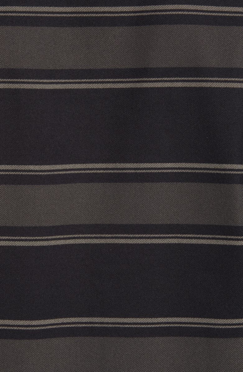 Roark Diablo Classic Fit Stripe Water Repellent Snap-Up Shirt Jacket, Alternate, color, 