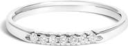 Haus of Brilliance 14K Gold 1/10 Ctw Diamond 7 Stone Band Ring