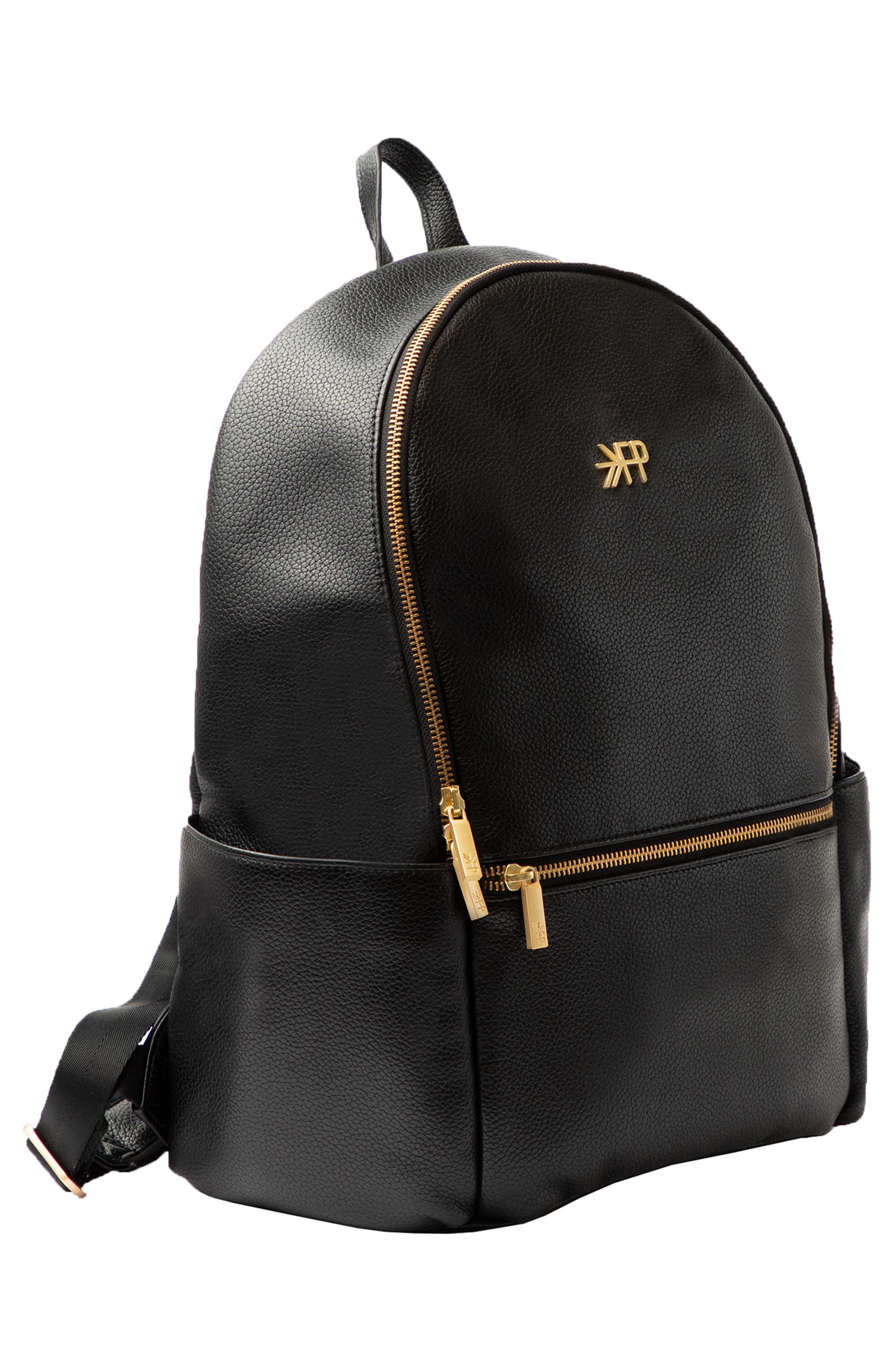 Freshly Picked Classic City Pack Faux Leather Diaper Bag, Alternate, color, 