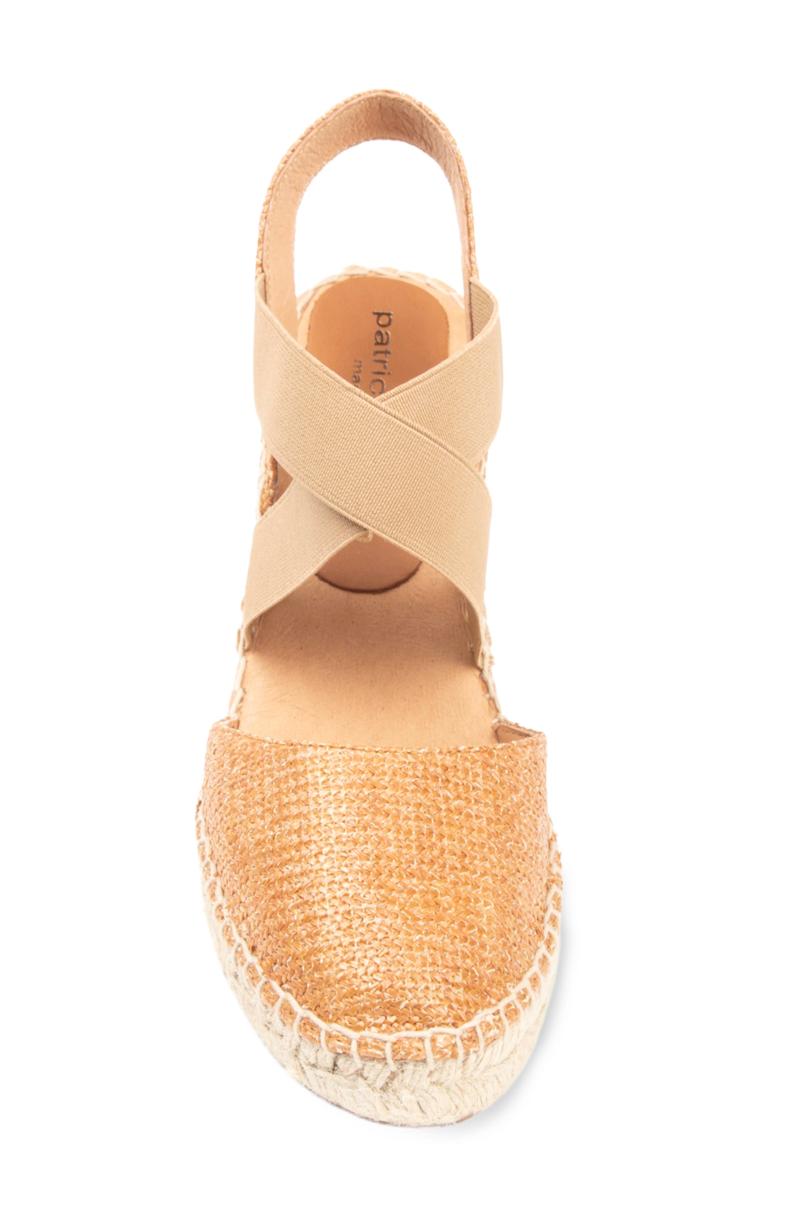 patricia green Mila Espadrille, Alternate, color, Cognac Raffia