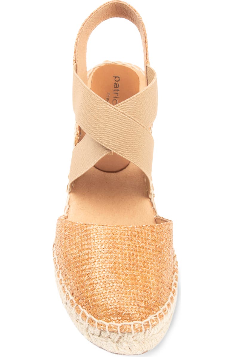 patricia green Mila Espadrille, Alternate, color, Cognac Raffia