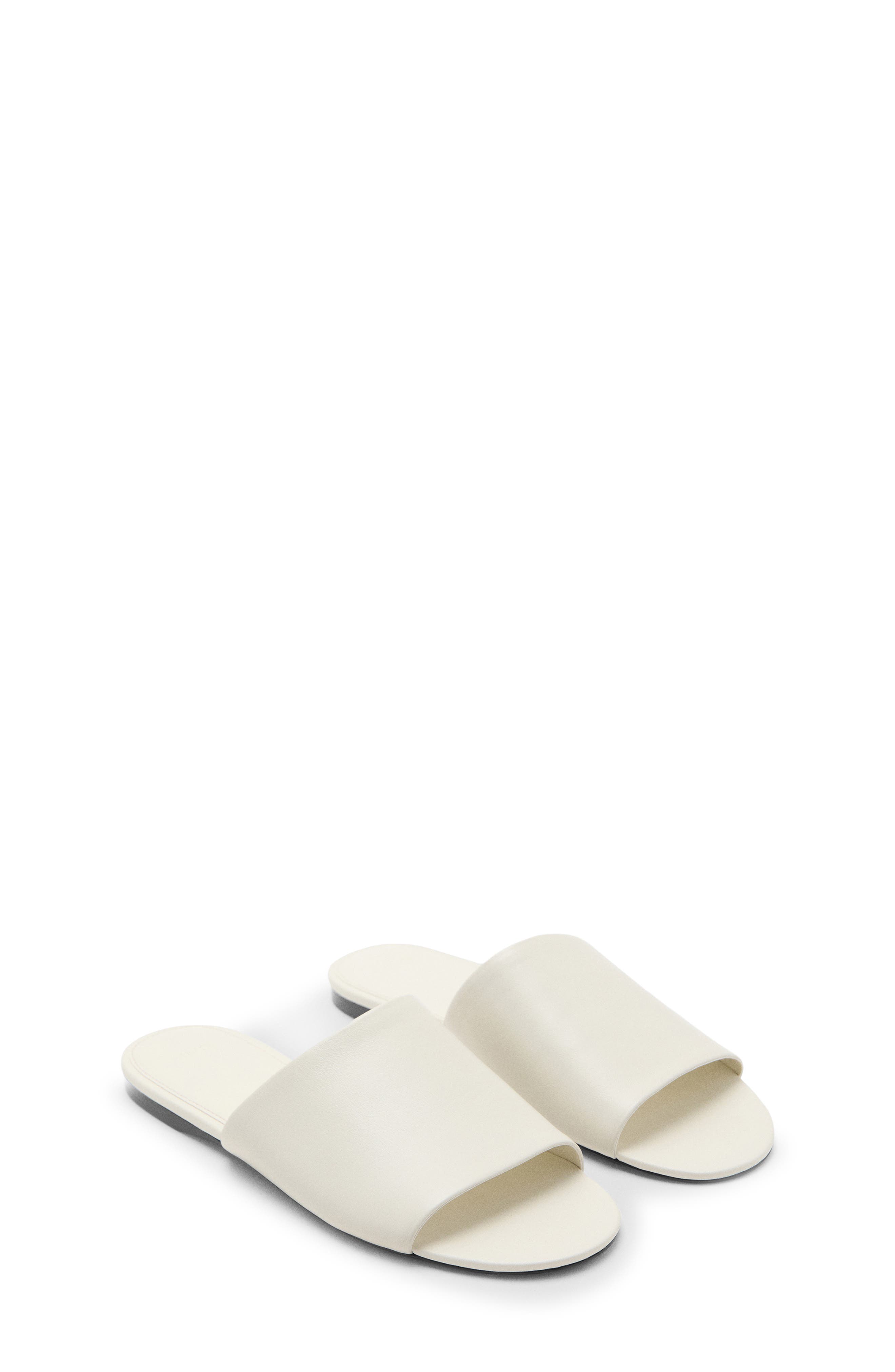 Slide Sandal, Main, color, ECRU