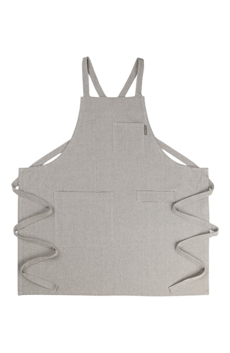 Meema Crossback Apron - Heavy Twill Solid, Alternate, color, Charcoal