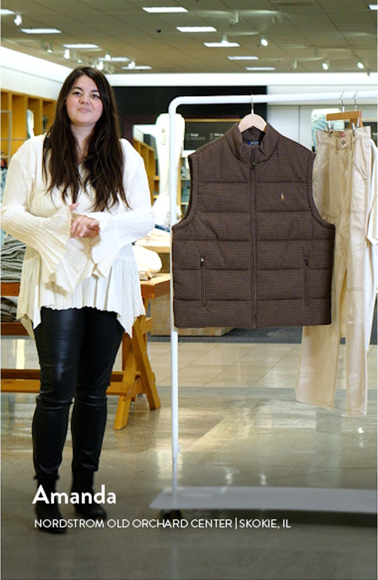 Dogtooth Double Knit Quilted Vest, sales video thumbnail