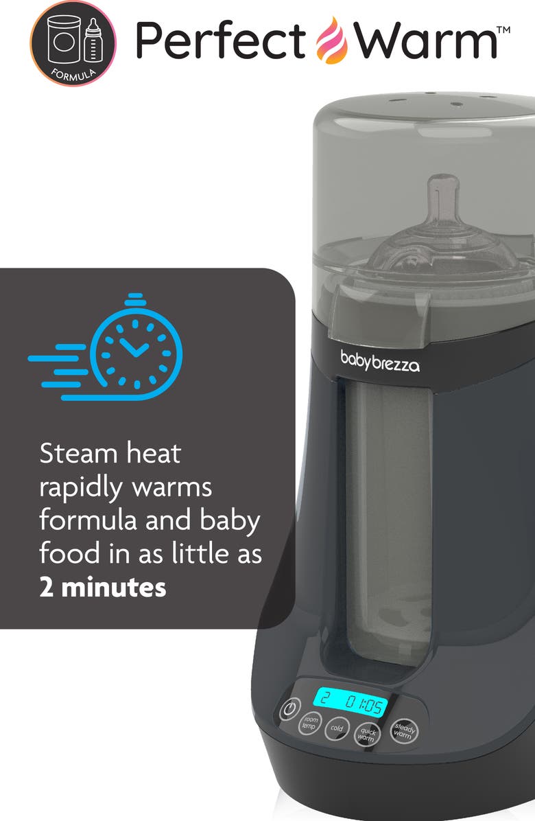 BABY BREZZA Smart Bottle & Breastmilk Warmer, Alternate, color, Charcoal