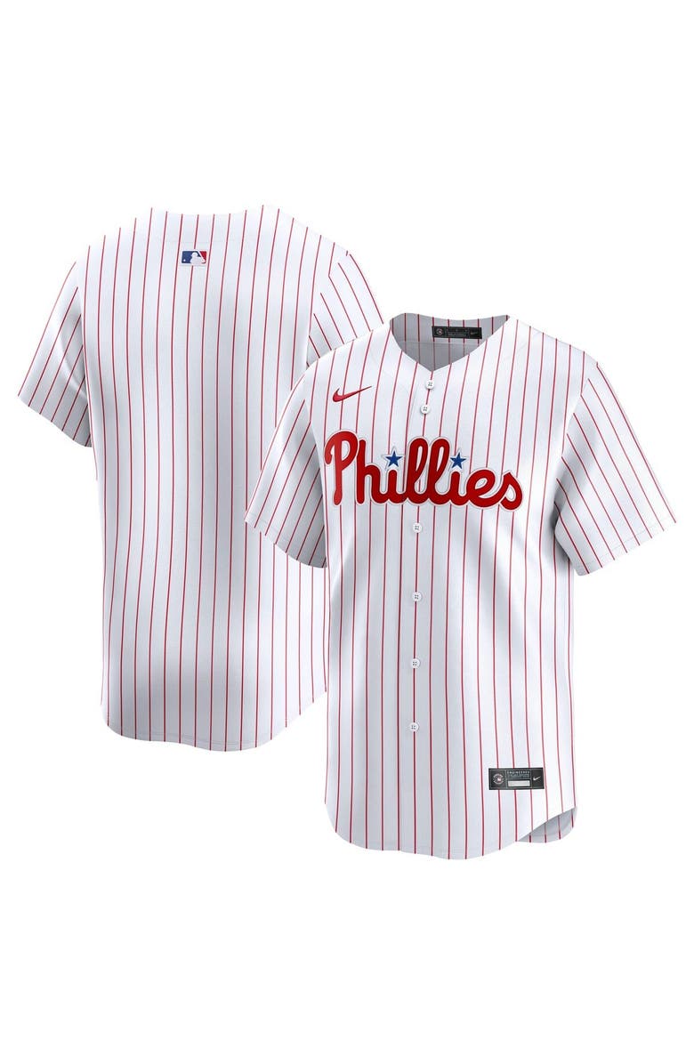 Nike Men's Nike White Philadelphia Phillies Home Limited Jersey, Main, color, 