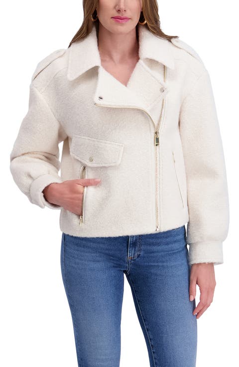 Bouclé Moto Jacket