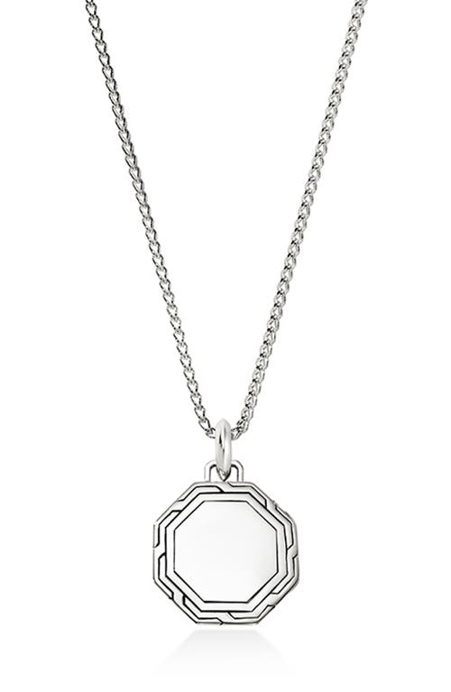 JOHN HARDY OCTAGON PENDANT NECKLACE