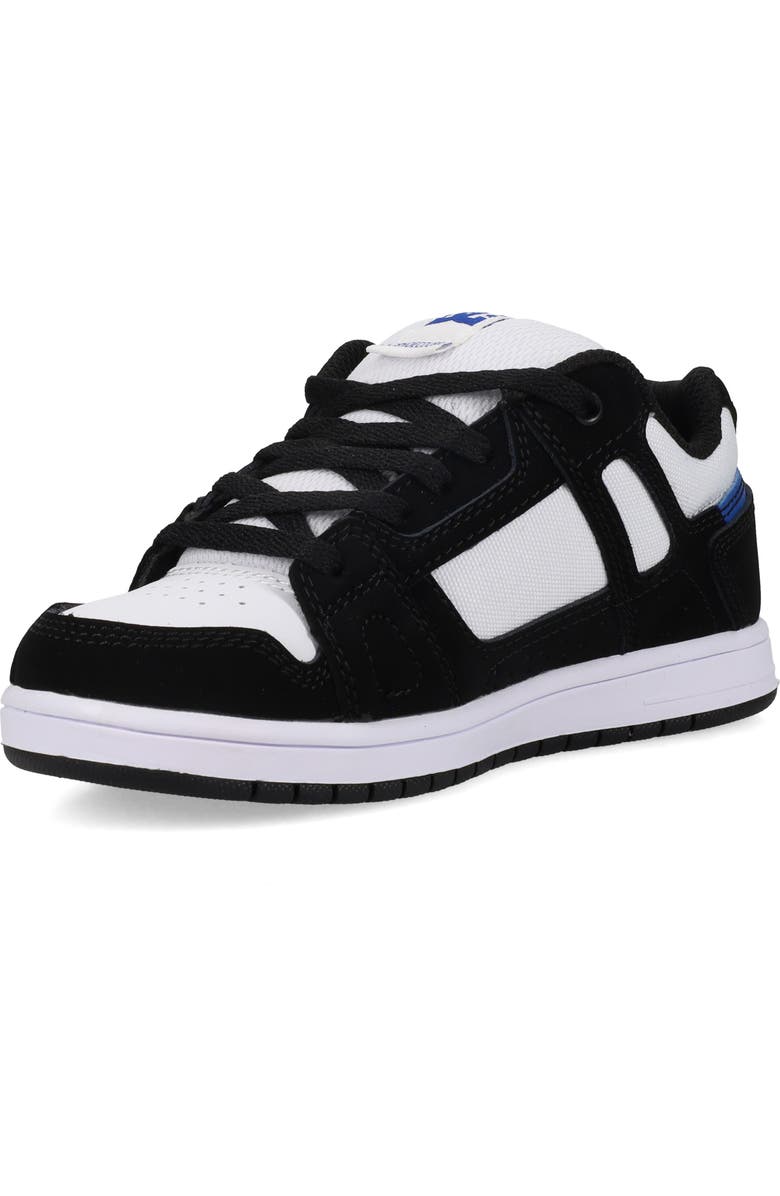 DC Shoes Kids
The Stag Sneaker, Main, color, Black/ White/ Blue