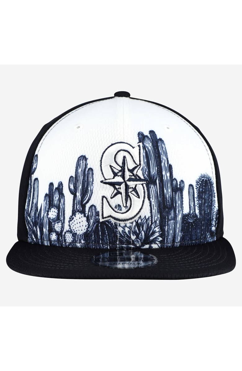 New Era Men's New Era  Navy Seattle Mariners 2026 Spring Training Fan Pack Grow 9FIFTY Snapback Hat, Alternate, color, Navy