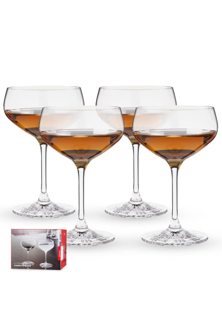 Perfect Coupette Glass Set of 4, Alternate, color, Clear
