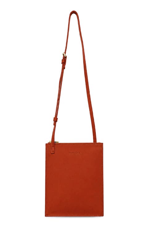 Polly Leather Crossbody Bag