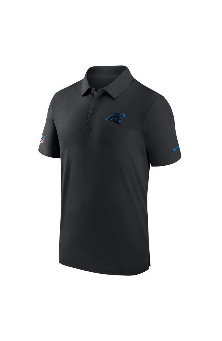 Nike Men's Nike Black Carolina Panthers Sideline Coaches Dri-FIT<sup>®</sup> Polo, Alternate, color, Black