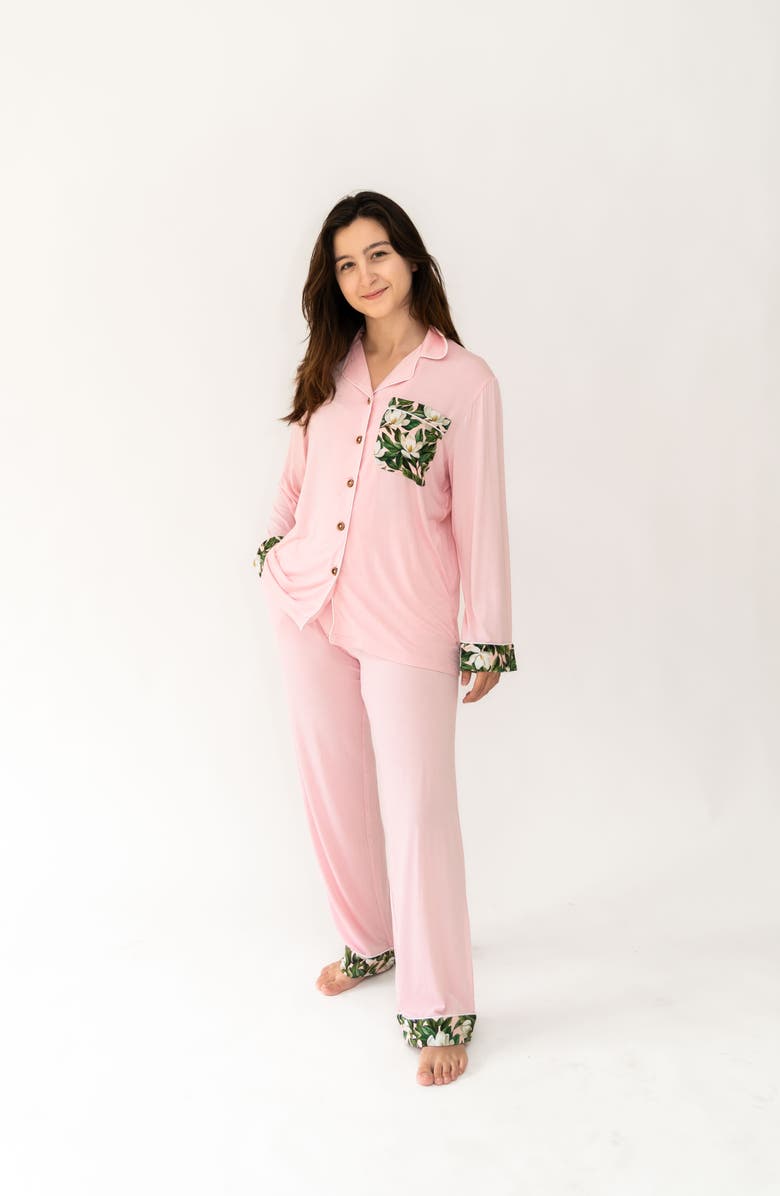 Laree + Co Magnolia Women's Luxe Lounge Set, Alternate, color, Green