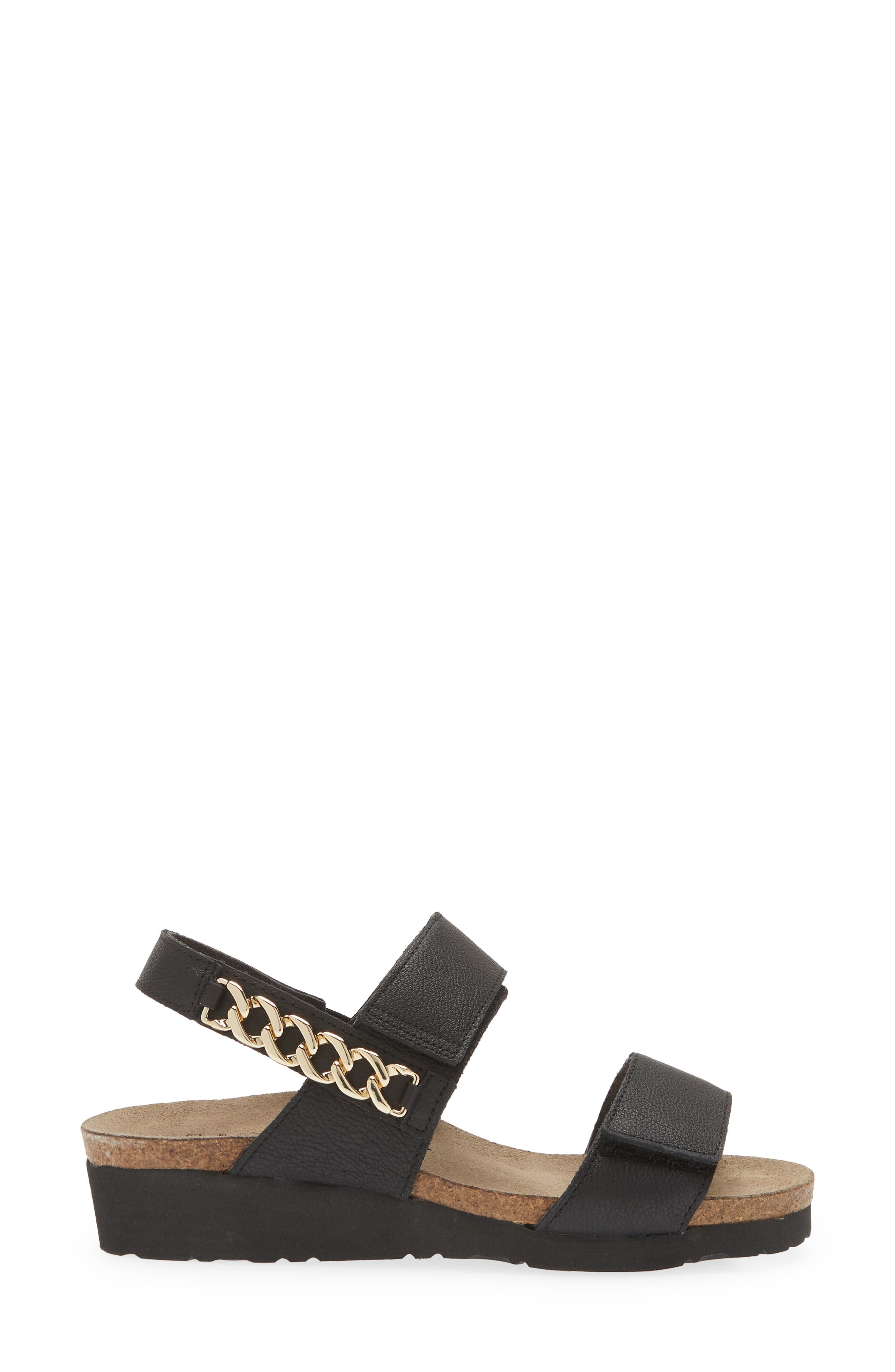 Naot Eliana Slingback Sandal, Alternate, color, Soft Black Leather