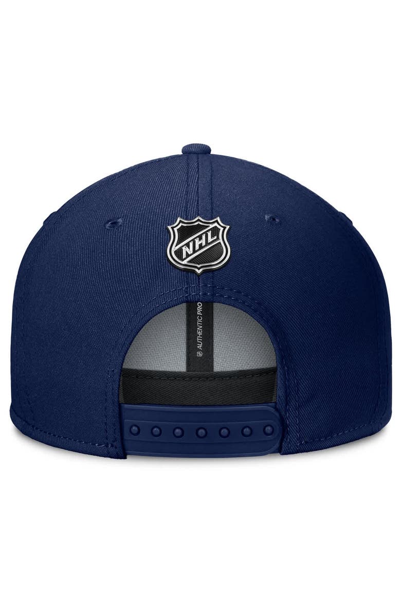 FANATICS Men's Fanatics Navy New York Rangers Authentic Pro Rink Lockup Snapback Hat, Alternate, color, Navy