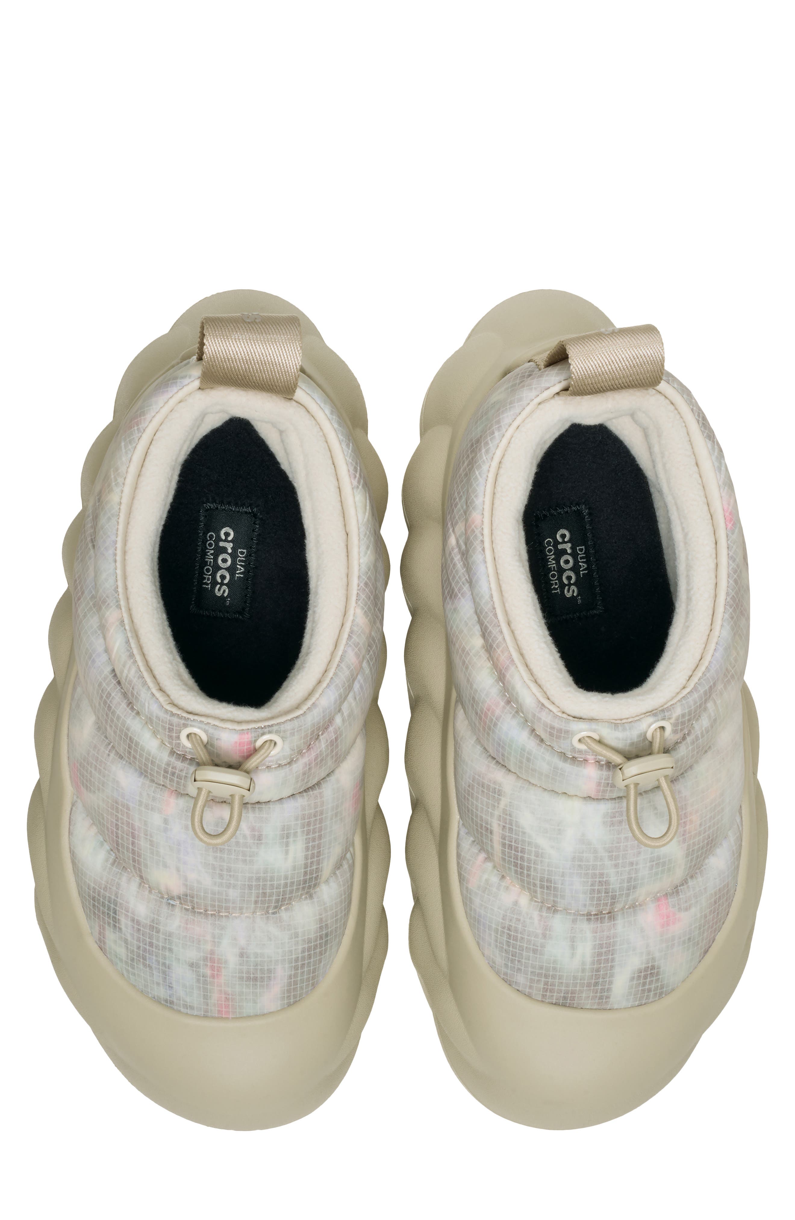 CROCS Overpuff Shorty Clog, Alternate, color, White