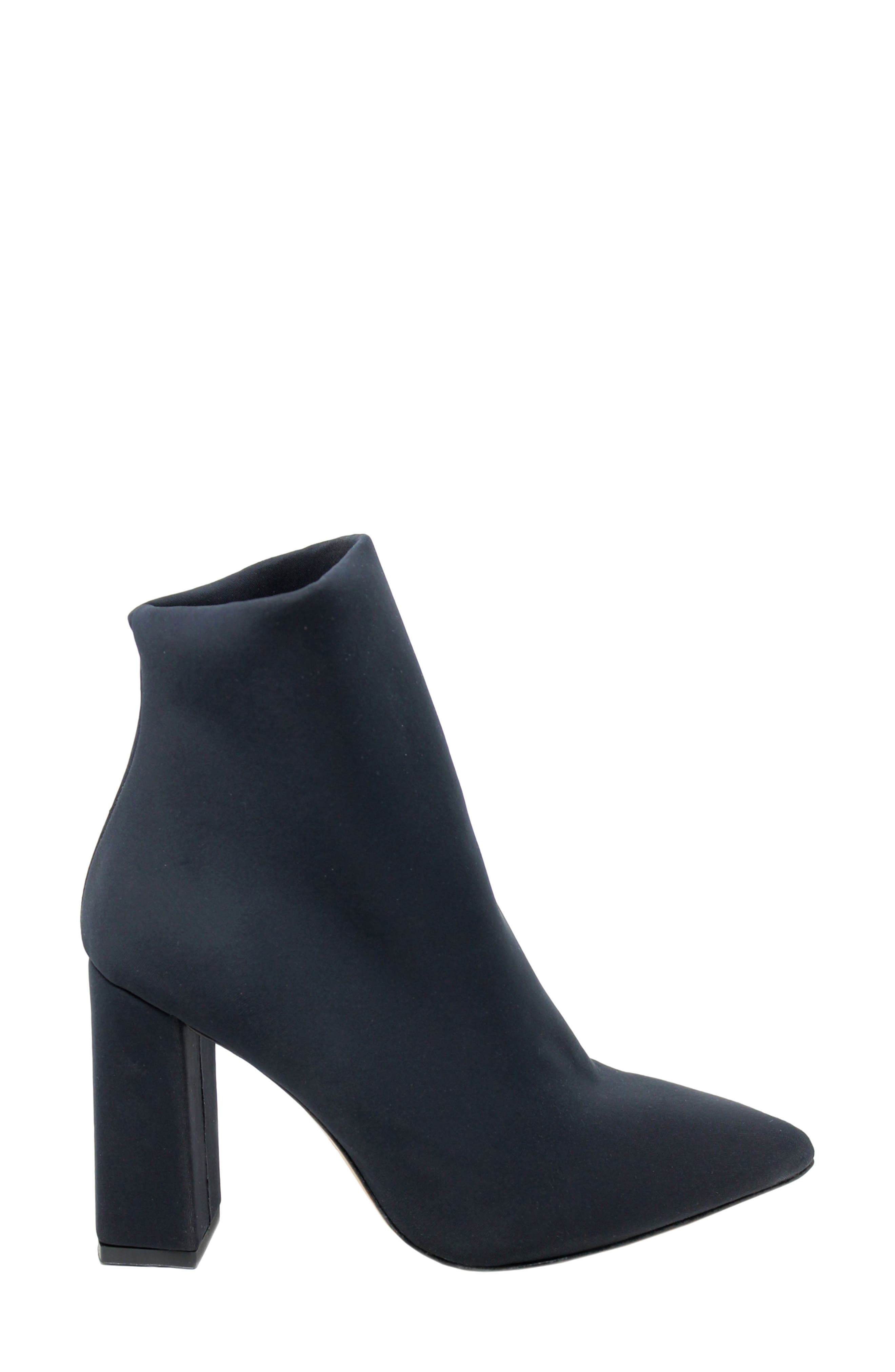 Lau Pointed Toe Bootie, Alternate, color, BLACK FABRIC