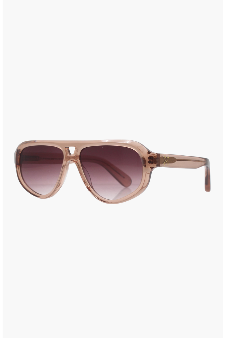 Luxe Ryder Sunglasses, Alternate, color, Champagne