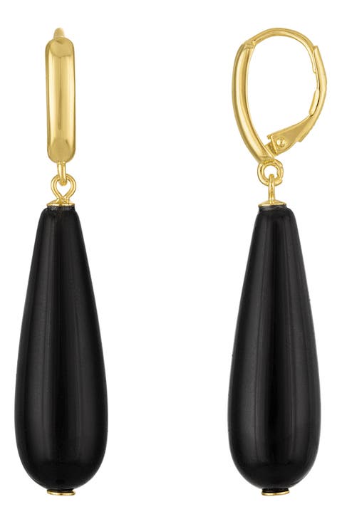 Onyx Drop Earrings