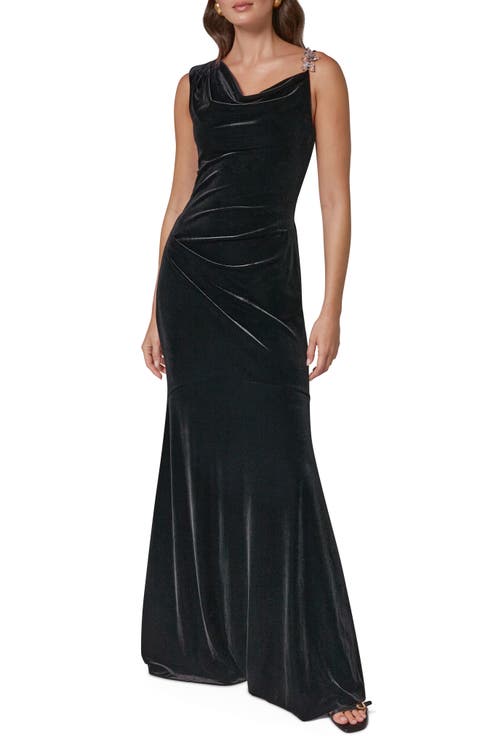 Stretch Velvet Gown