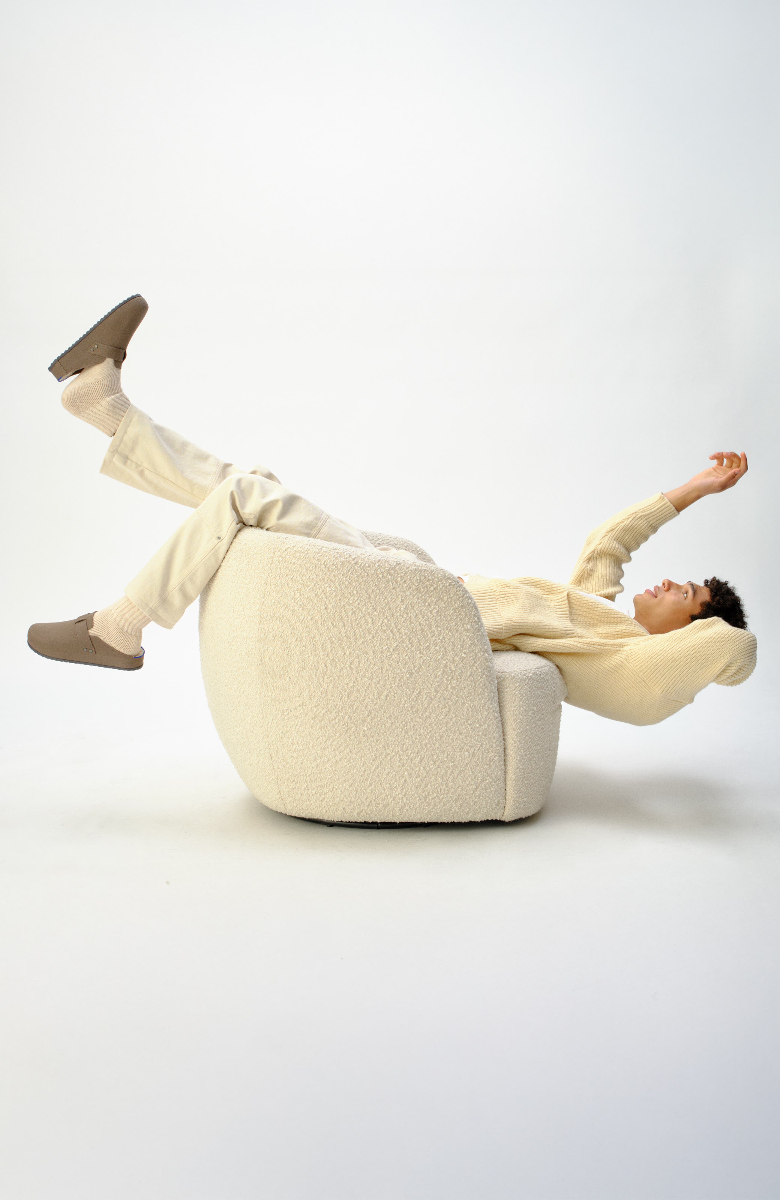 Rothy's The Men's Cozy Clog, Alternate, color, Sparrow