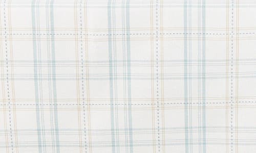 Design Imports Cottontail Garden Plaid Tablecloth In White