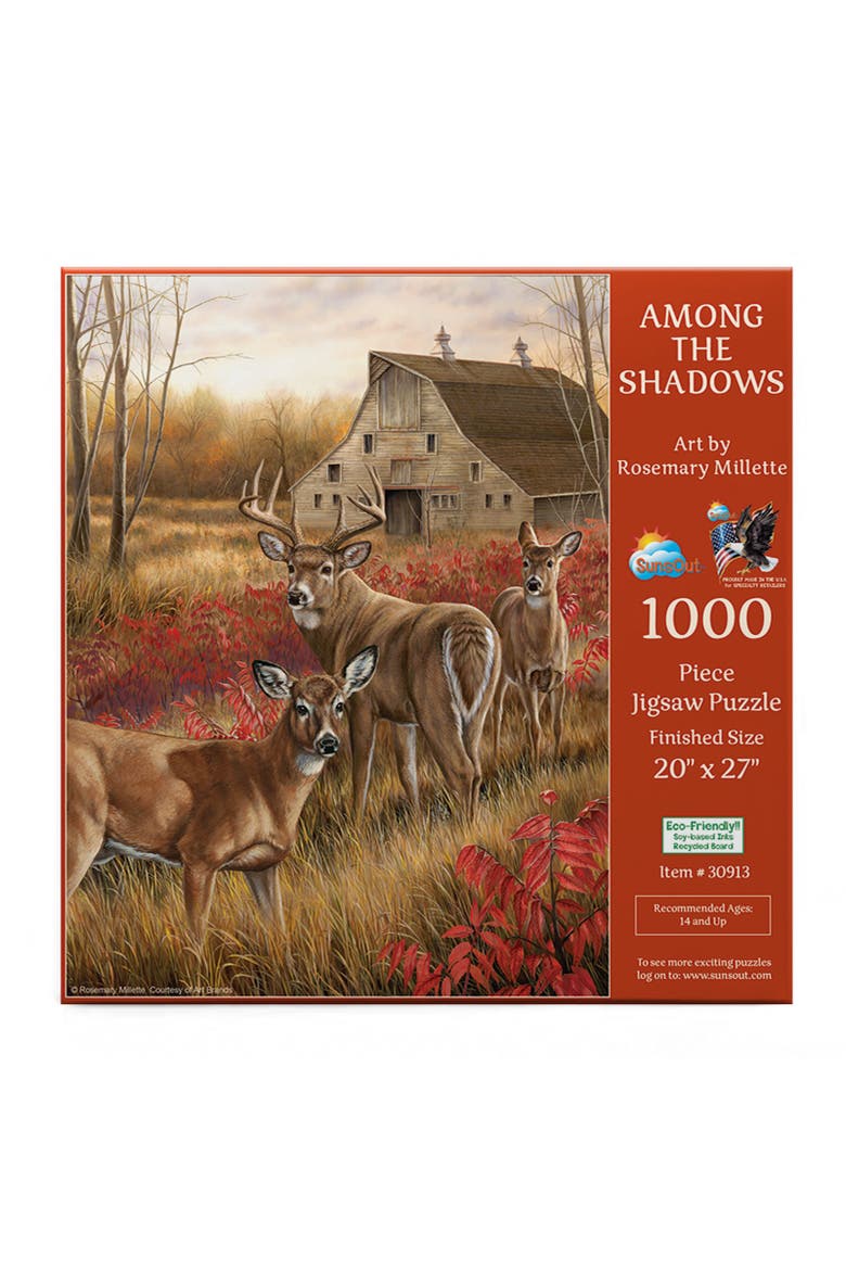 Among the Shadows 1000 piece Jigsaw Puzzle for Adults, Alternate, color, Multicolor