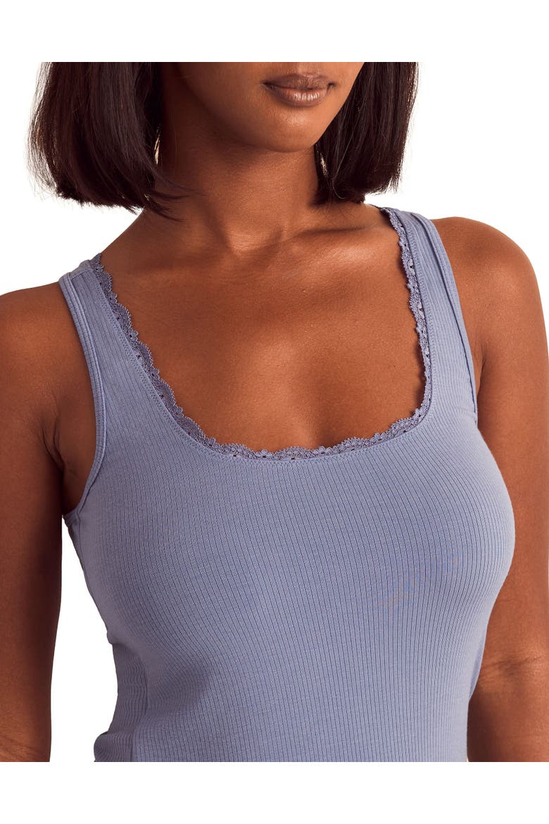 Tayler Pajama Tank & Boxer Shorts Set, Alternate, color, Medium blue