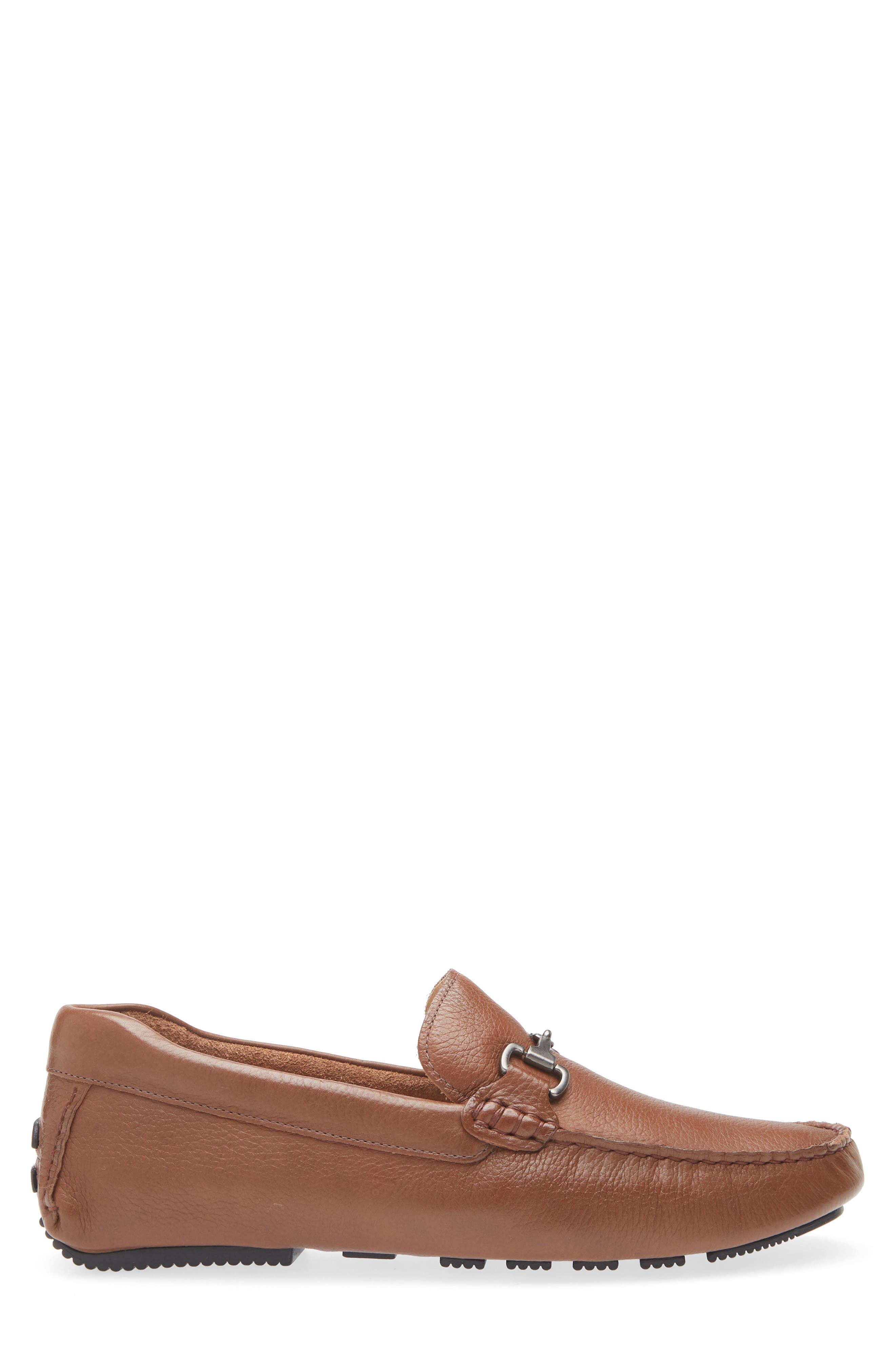 Camden Bit Driving Loafer (Nordstrom Exclusive), Alternate, color, BROWN LEATHER