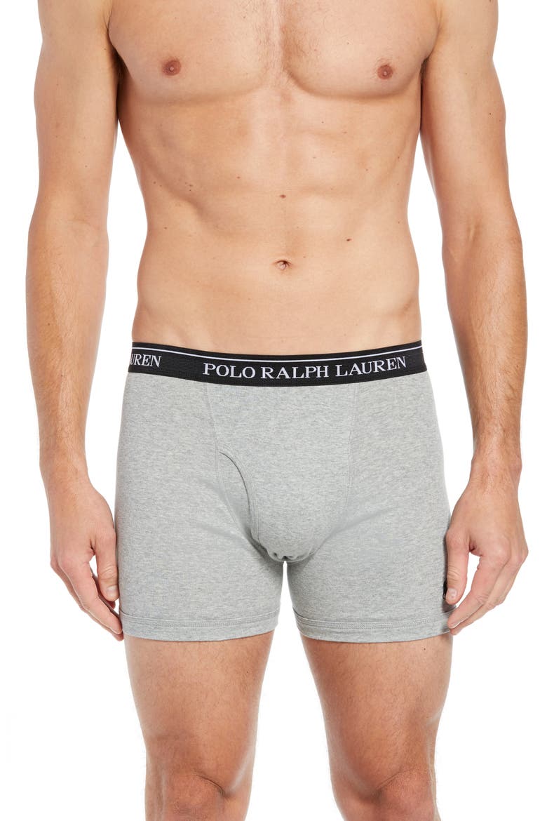 5-Pack Cotton Boxer Briefs, Alternate, color, GREY MULTI