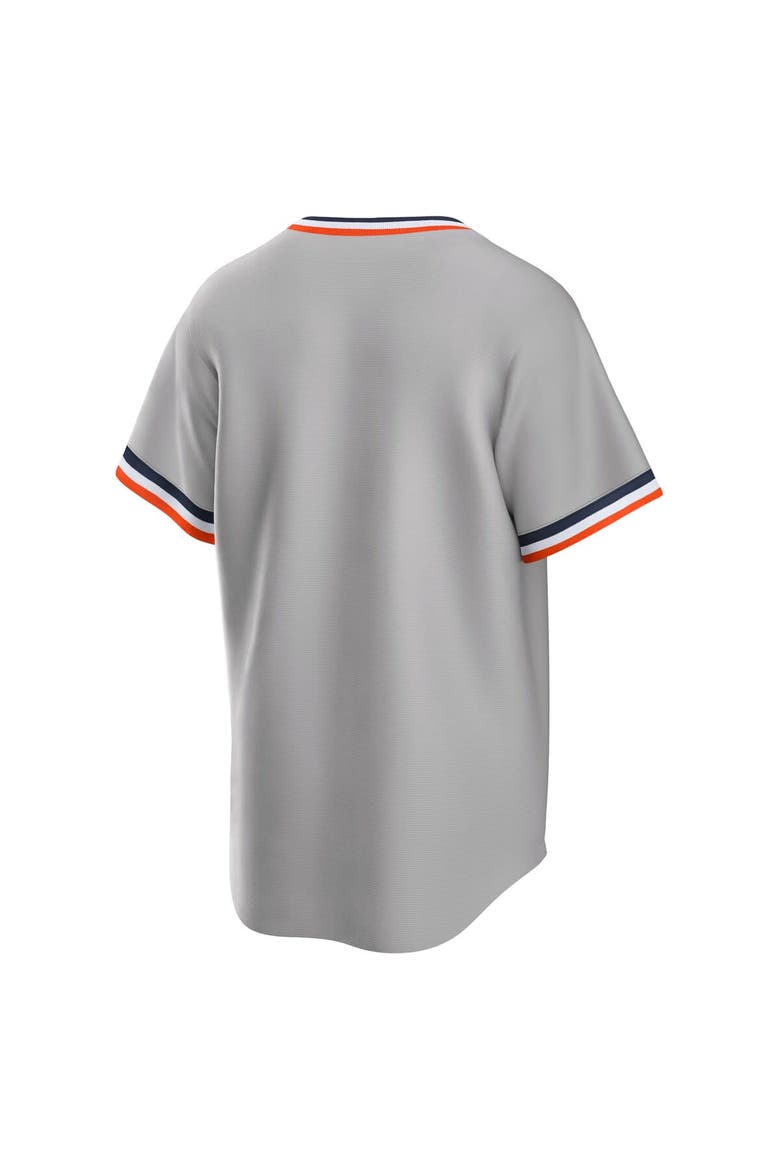 Men's Nike Gray Detroit Tigers Road Cooperstown Collection Team Jersey, Alternate, color, Gray