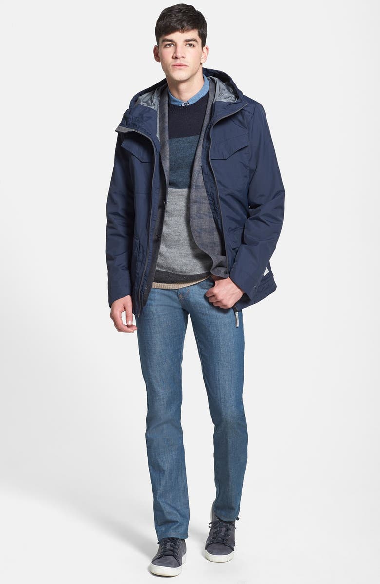 Todd Snyder White Label Trim Fit Plaid Sport Coat, Alternate, color,