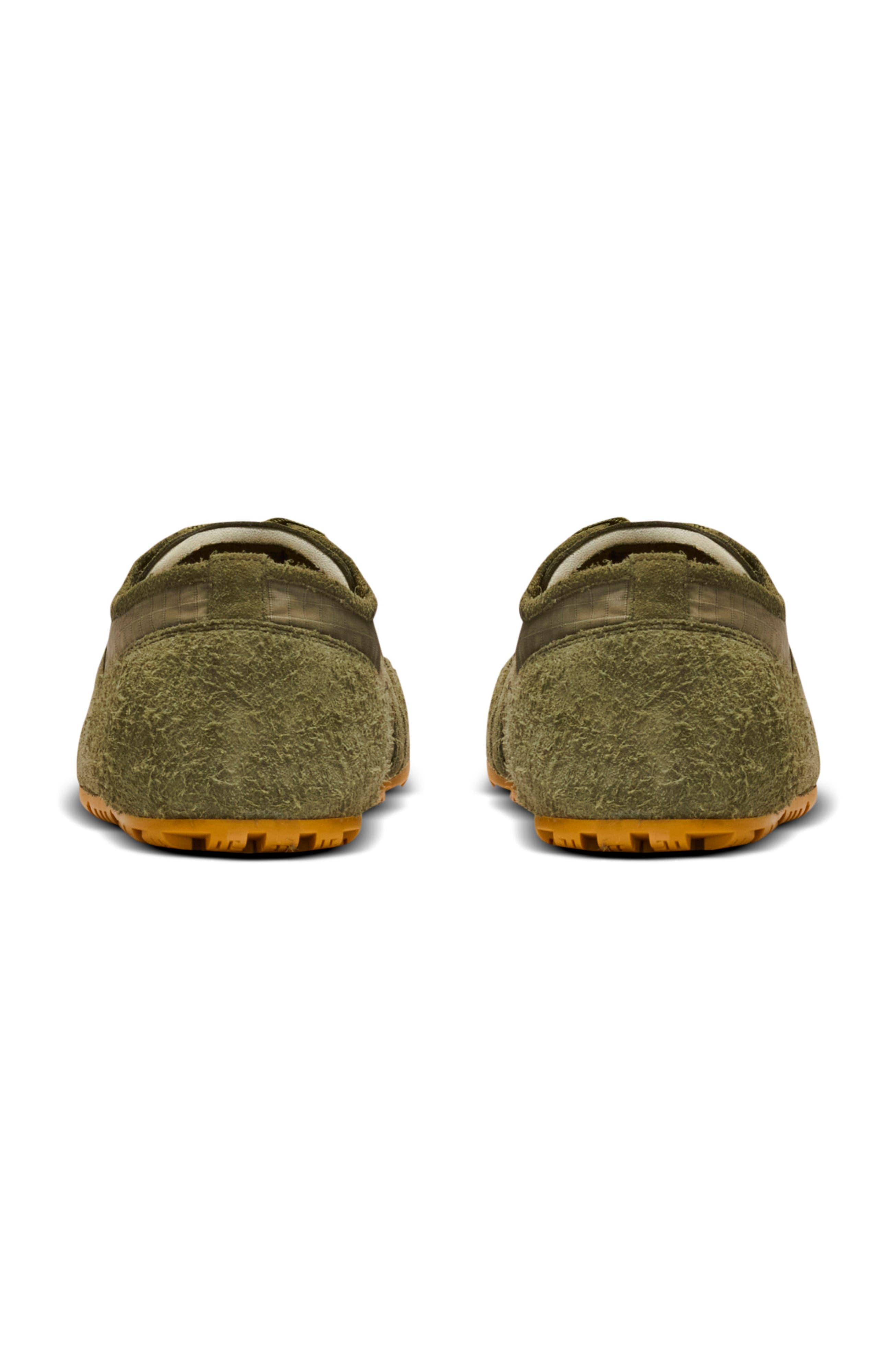 Balmain Racer 45 trainers in suede and ripstop nylon, Alternate, color, Khaki