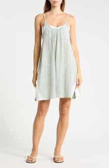 Striped Cover-Up Dress